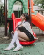 “Slide of Temptation.” ~@scorpihoe_thea  ~socials-fb-ig-yt-tikt0k-pinterest-xallure gaze portr...jpg